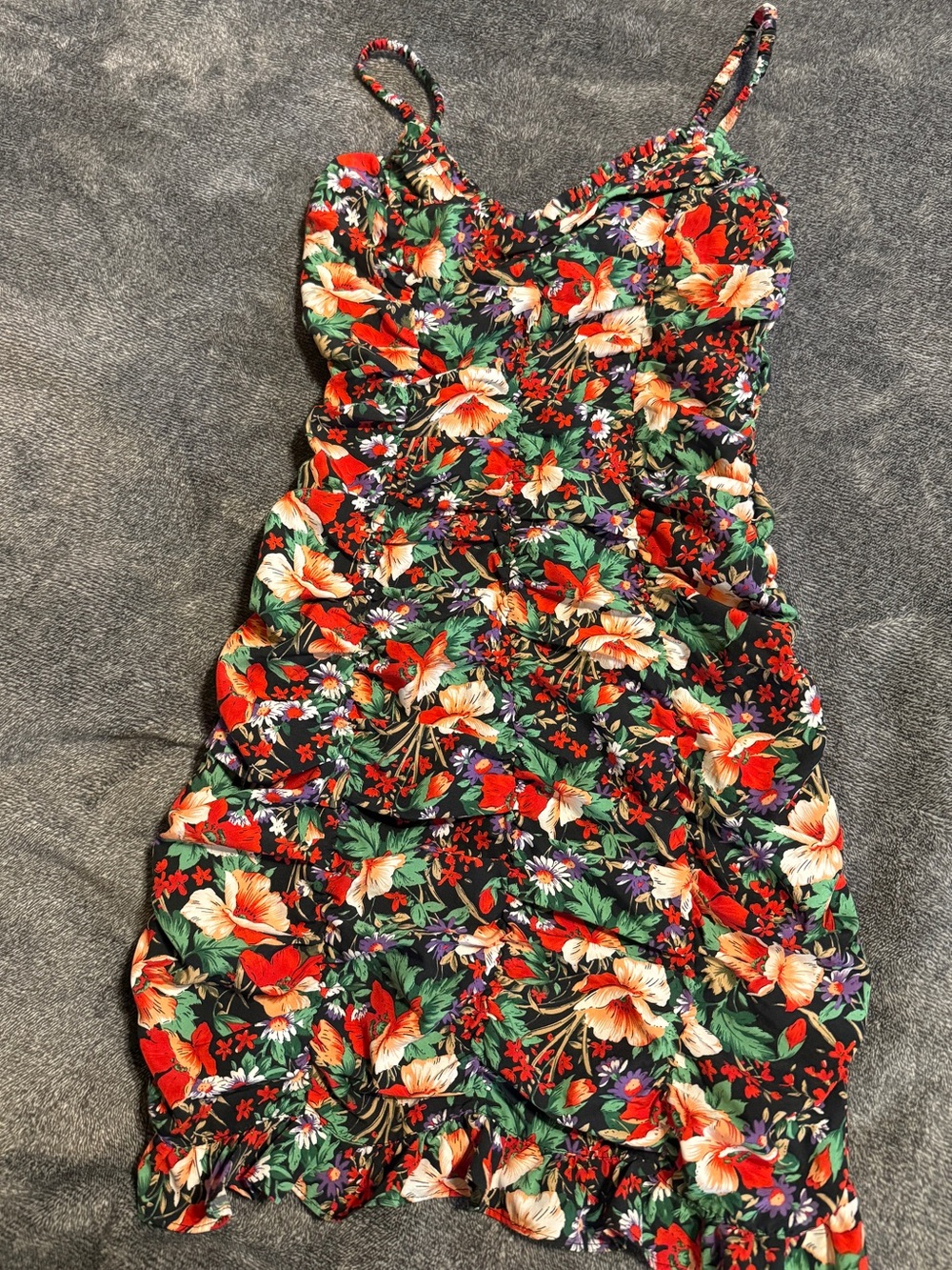 🌸🌺 ✨ Floral Ruched Mini Dress – “12:12 Bloom & Align Edition” ✨🧚‍♀️✨